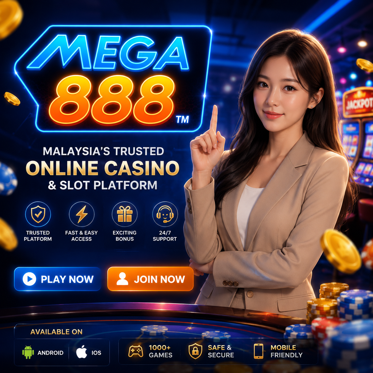Mega888 Malaysia Slot APK and Mobile Casino Access